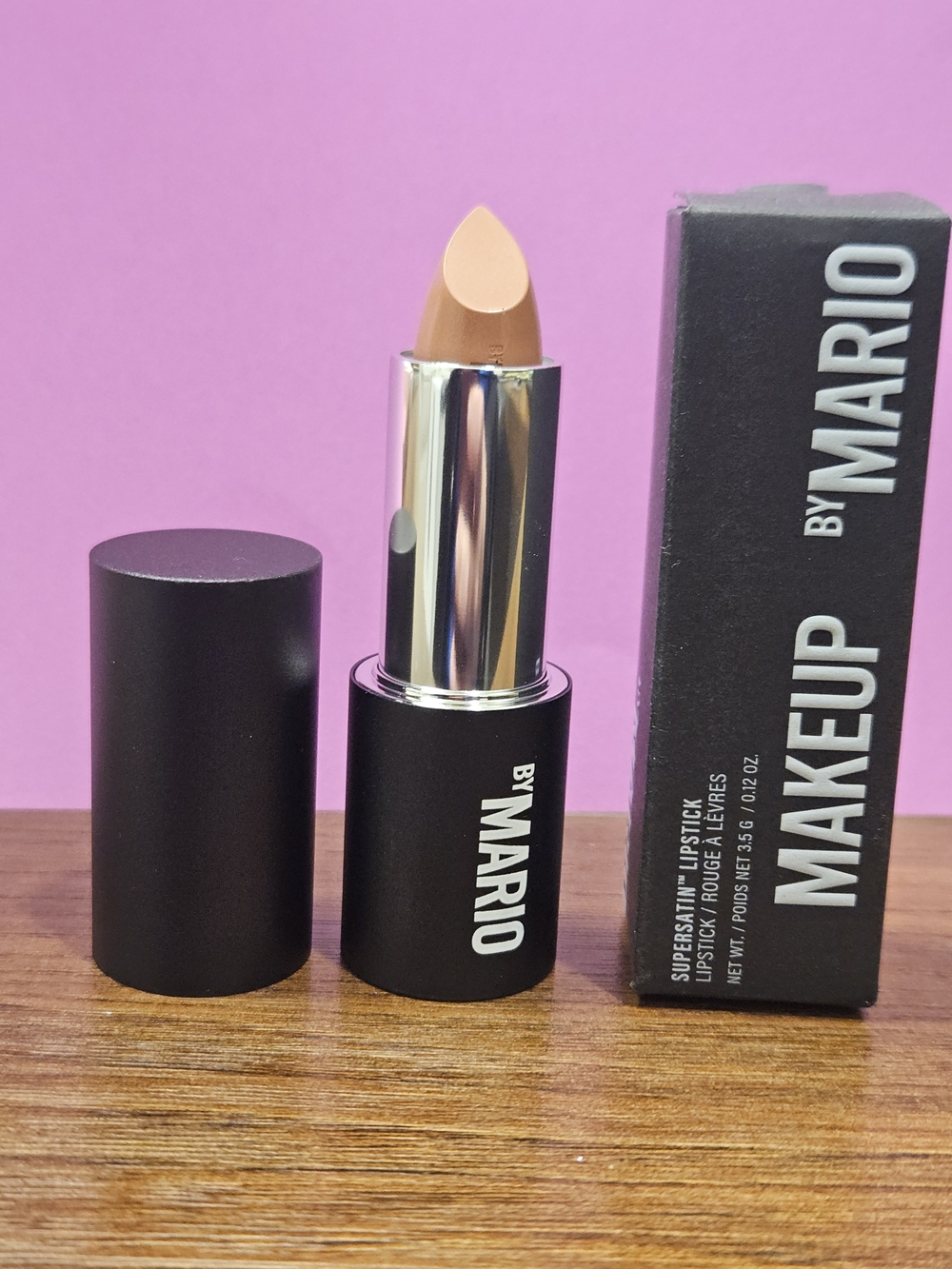 Makeup By Mario Beige Nude Cream Lipstick In FLATIRON.